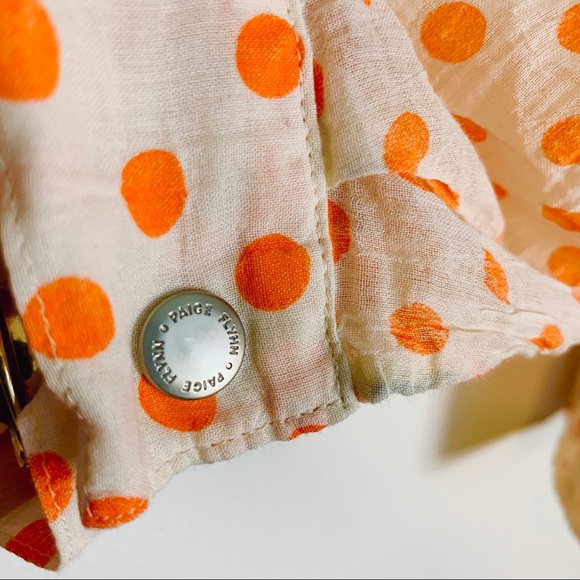 Paige Flynn Lightweight Hooded Polka Dot Jacket 2 - Picture 8 of 16